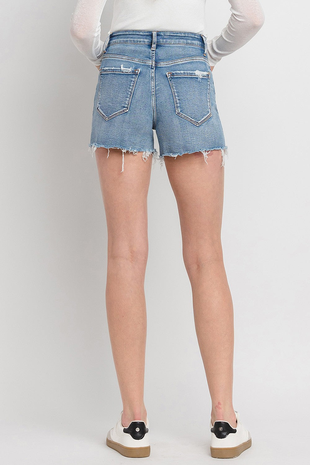 Vervet by Flying Monkey High Rise Denim Shorts