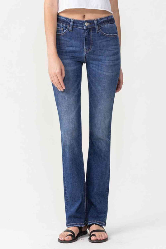 Lovervet Full Size Rebecca Midrise Bootcut Jeans