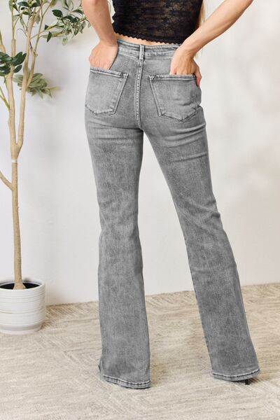 Kancan High Waist Slim Flare Jeans